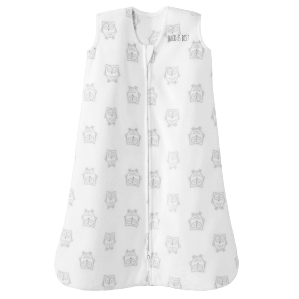 Halo Gray Owls Micro-Fleece Baby Sleep Sack TOG 1.0
